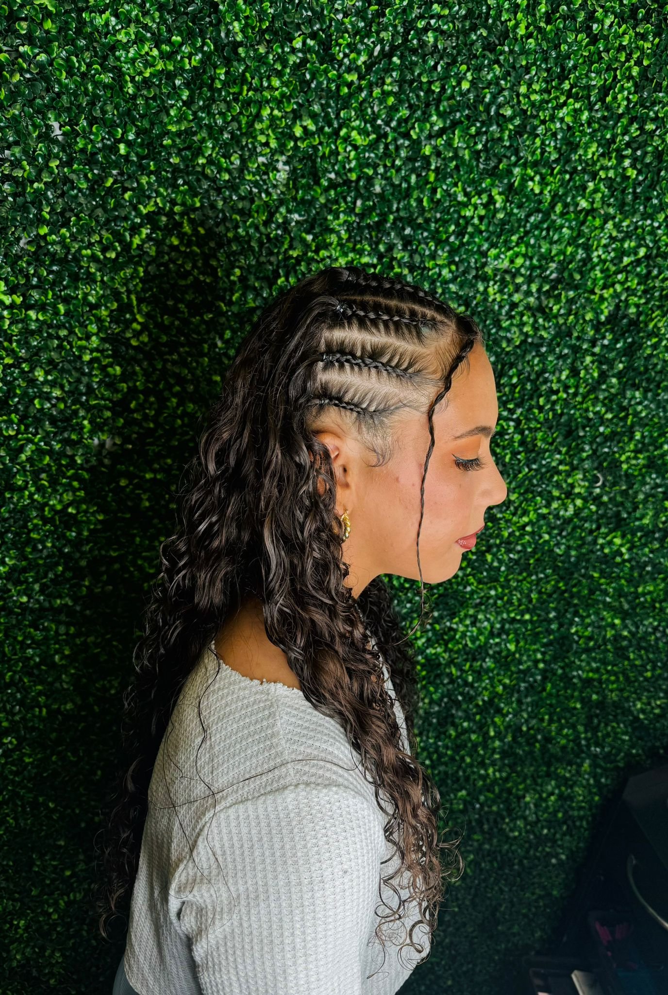 Peinado con trenzas